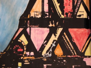 Silkscreened tiles